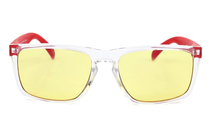 Daytona Transparent - Verres 60% filtration - Rouge