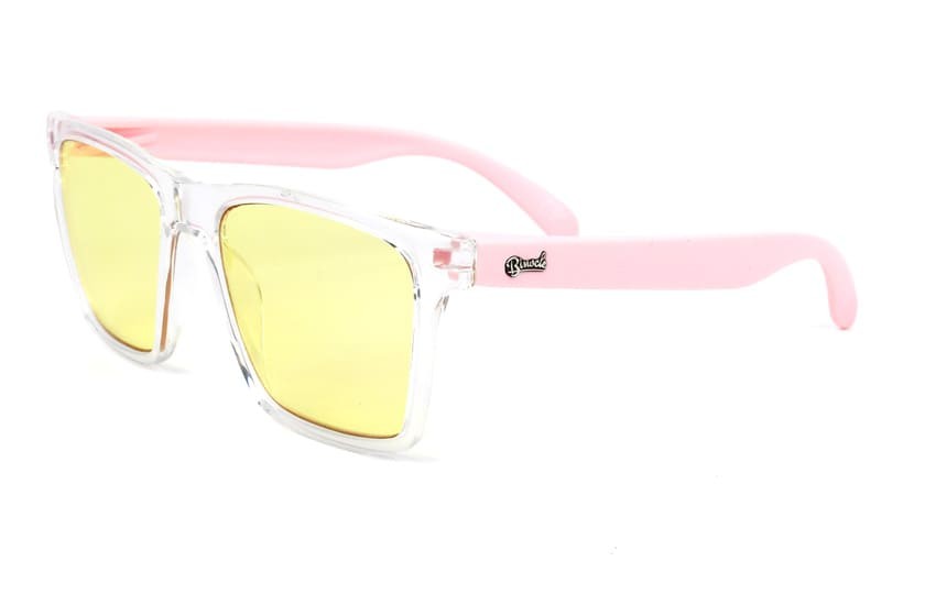 Miami Transparent - 60% Filtration Lenses - Pastel Pink