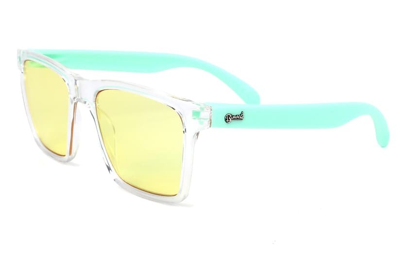 Miami Transparent - 60% Filtration Lenses - Pastel Green