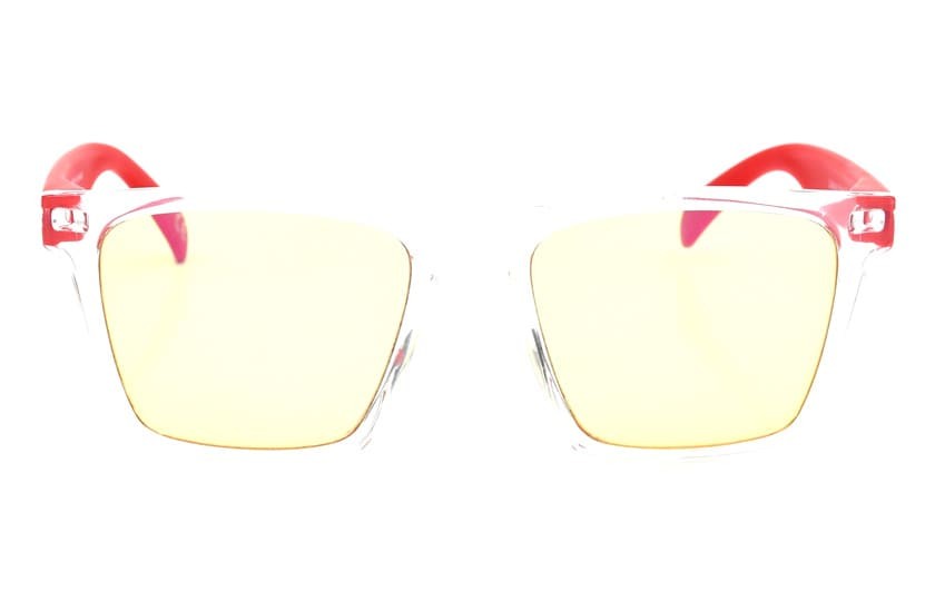 Miami Transparent - 60% Filtration Lenses - Red