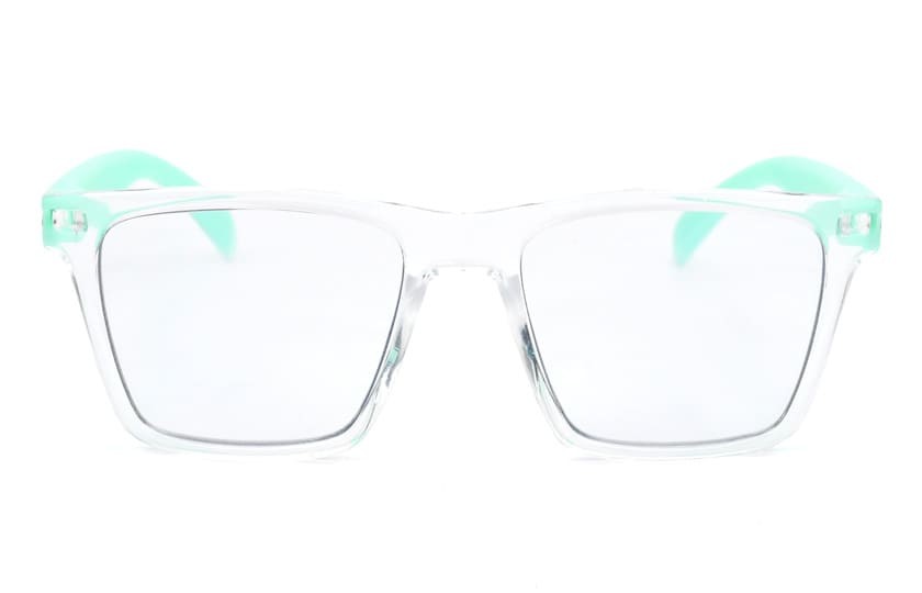 Miami Transparent - 30% Filtration Lenses - Pastel Green