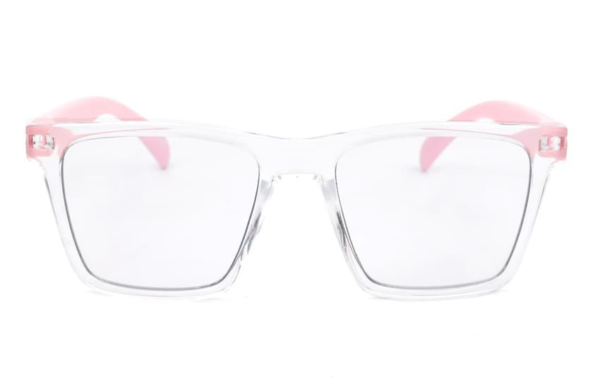 Miami Transparent - 30% Filtration Lenses - Pastel Pink