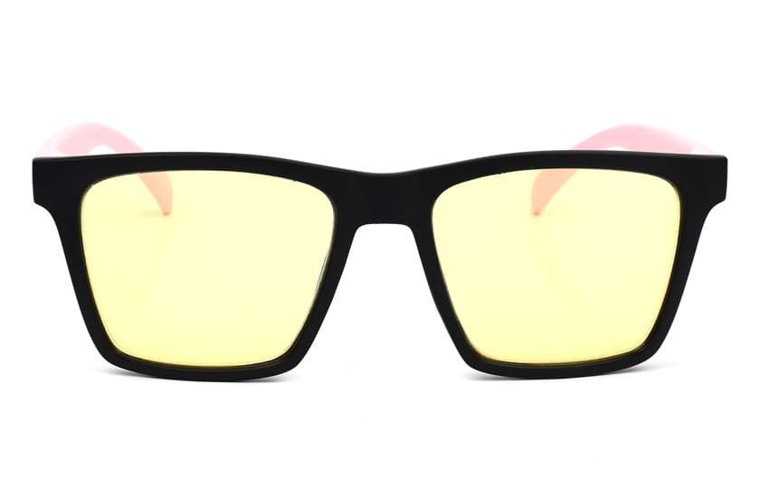 Miami Black - 60% Filtration Lenses - Pastel Pink