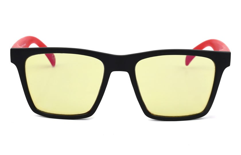 Miami Black - 60% Filtration Lenses - Red