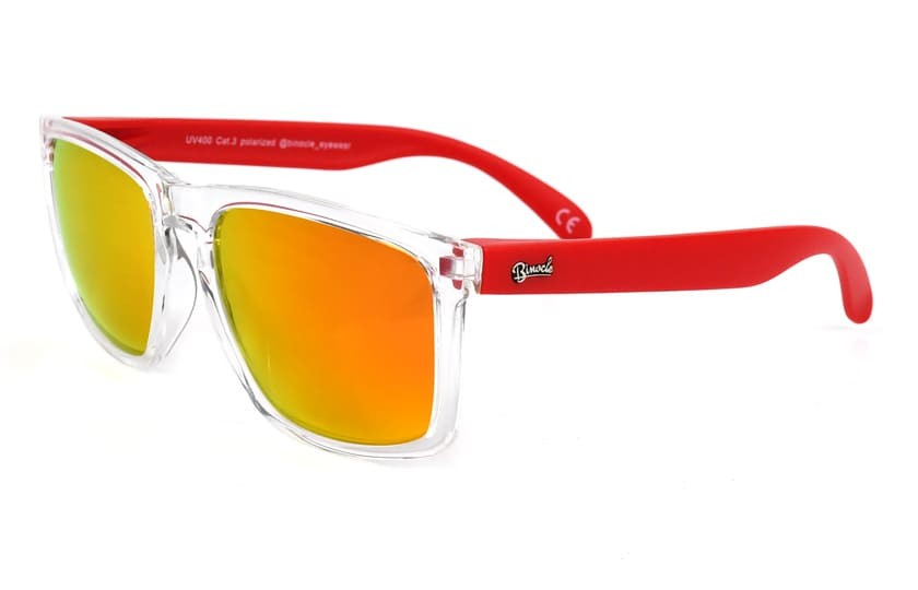 Daytona Transparent - Lenses Red Fire - Red