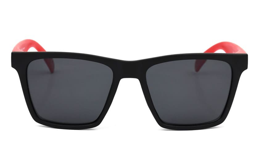 Miami Black - Lenses Grey - Red