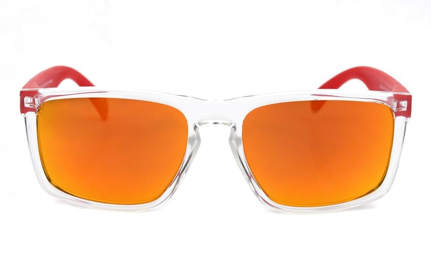 Daytona Transparent - Lenses Red Fire - Red