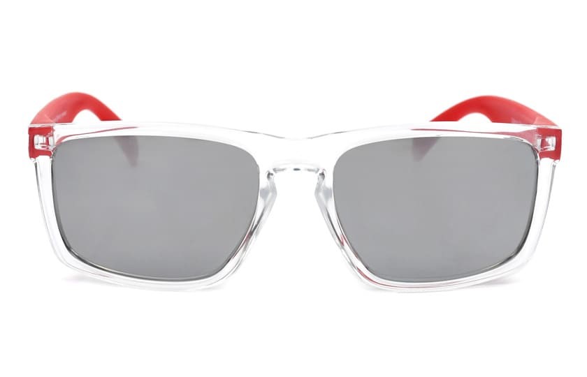 Daytona Transparent - Lenses Silver - Red