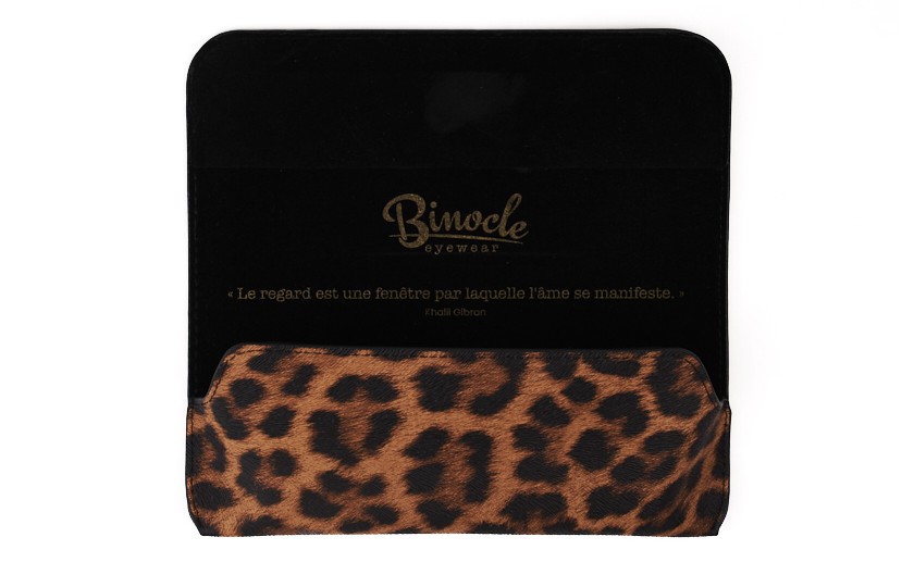 Etui Cuir Iconic Léopard