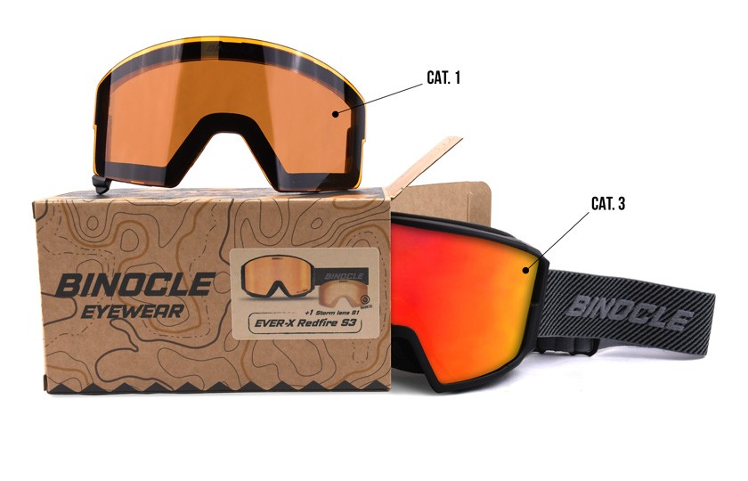 Ever-x Red Fire + Storm Orange Lens