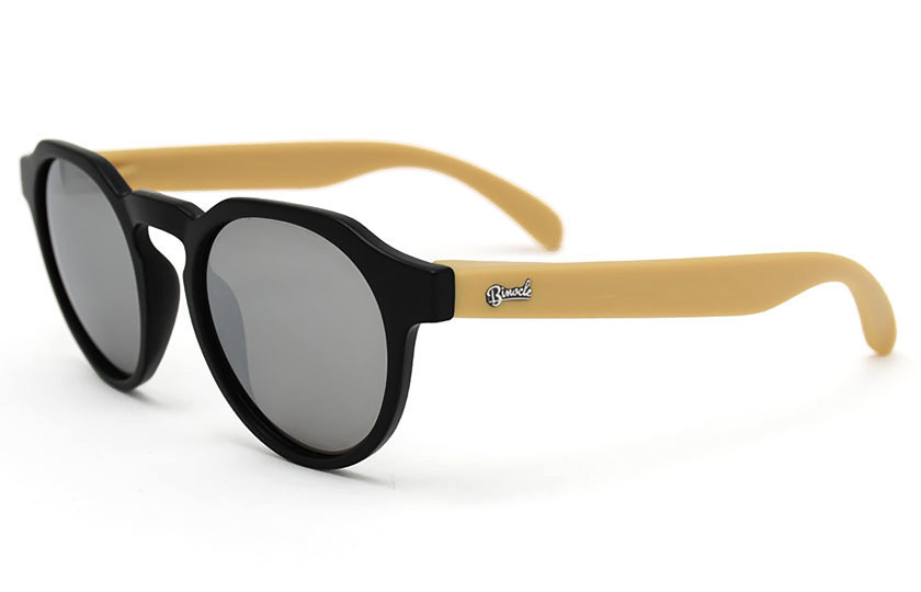 Columbia Black - Lenses Silver - Mat Caramel