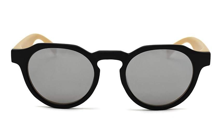 Columbia Black - Lenses Silver - Mat Caramel