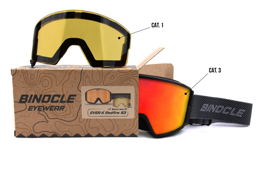 Ever-x Red Fire + Storm Yellow Lens