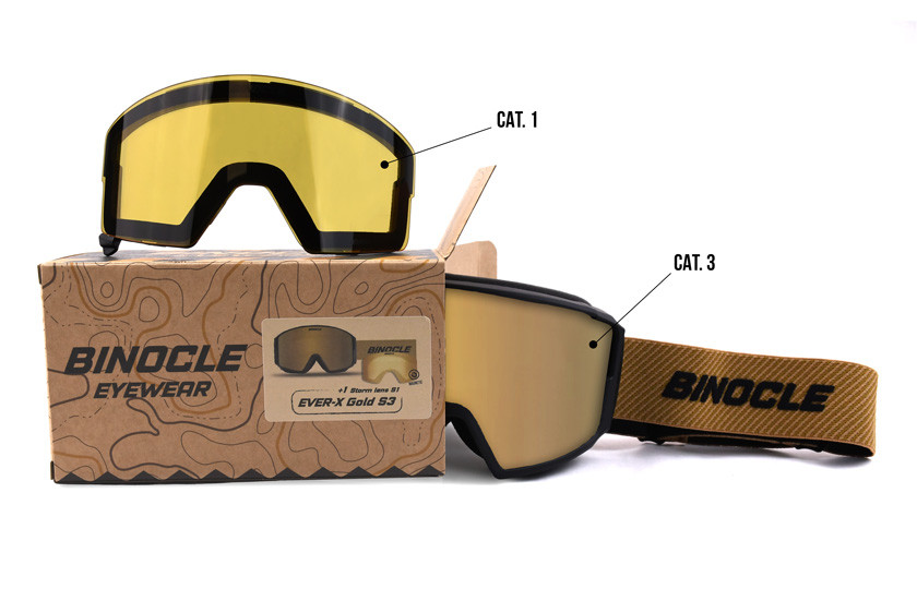 Ever-x Gold + Storm Yellow Lens