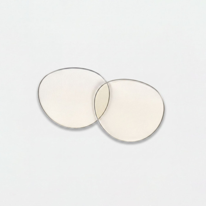 Paire de verres pour lunettes anti lumiere bleue