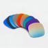 Pair of lenses for polarized glasses