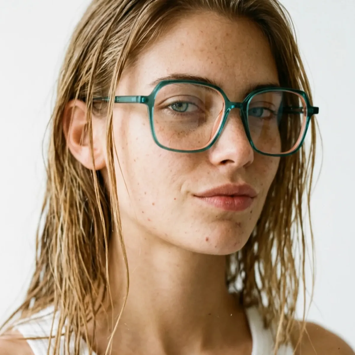 Lacerta - Slim Square Optical Glasses| Binocle Eyewear