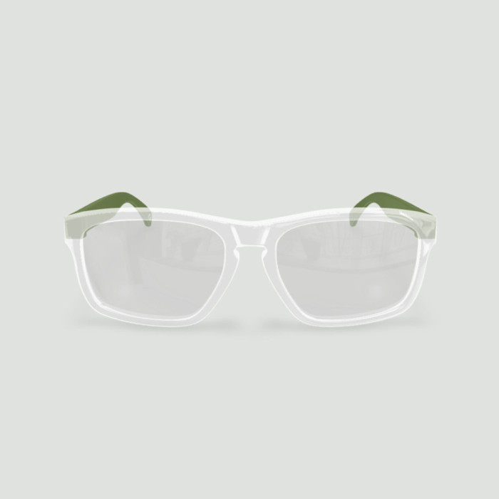 Lunettes anti-lumière bleue 30% – Daytona kaki – Usage quotidien