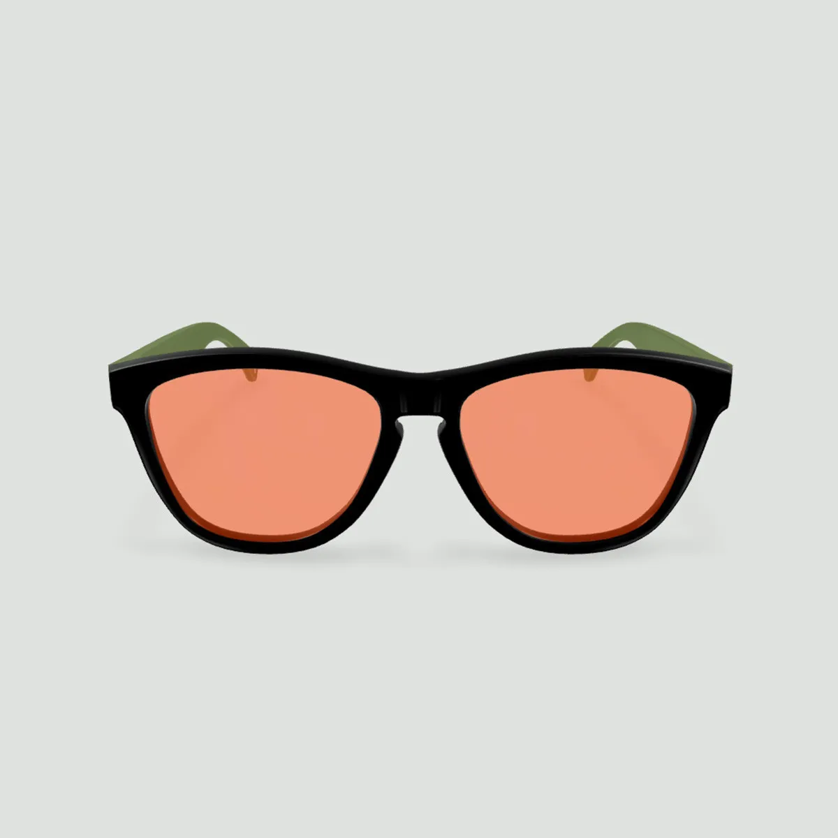 Lunettes anti-lumière bleue 90% – Original noir – Kaki – Protection maximale