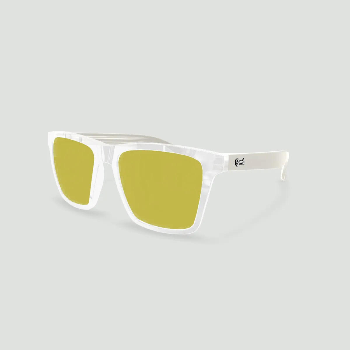 Lunettes anti-lumière bleue 60% – Miami transparent – Gris pastel mat – Confort renforcé