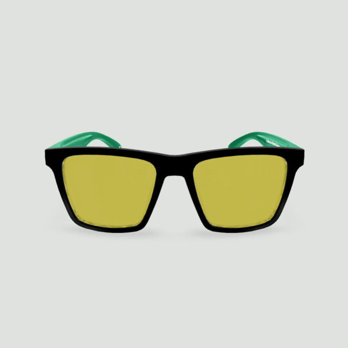 Lunettes anti-lumière bleue 60% – Miami noir – Vert sapin mat – Confort renforcé