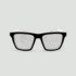 Lunettes anti-lumière bleue 30% – Miami noir – Gris pastel mat – Usage quotidien