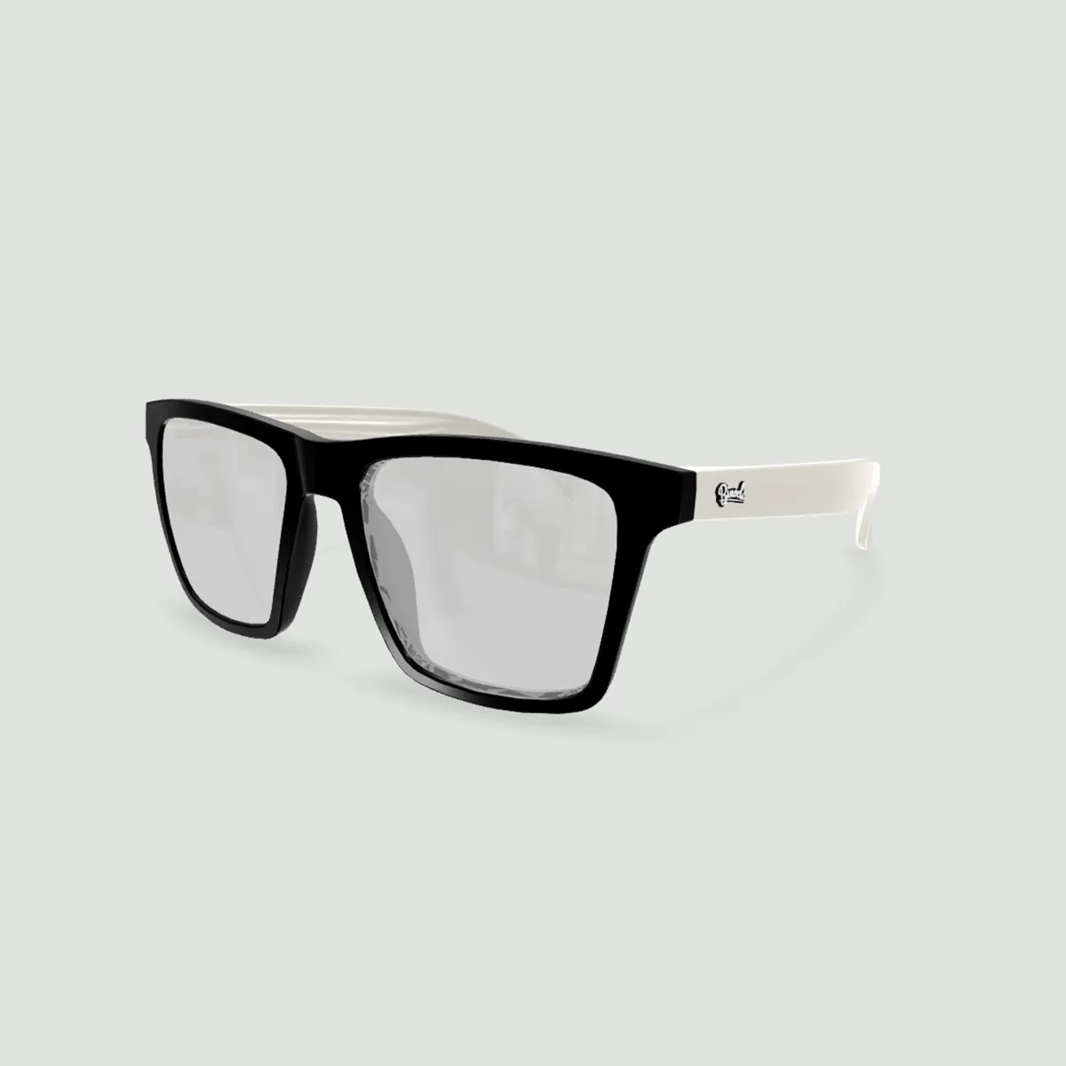 Lunettes anti-lumière bleue 30% – Miami noir – Gris pastel mat – Usage quotidien