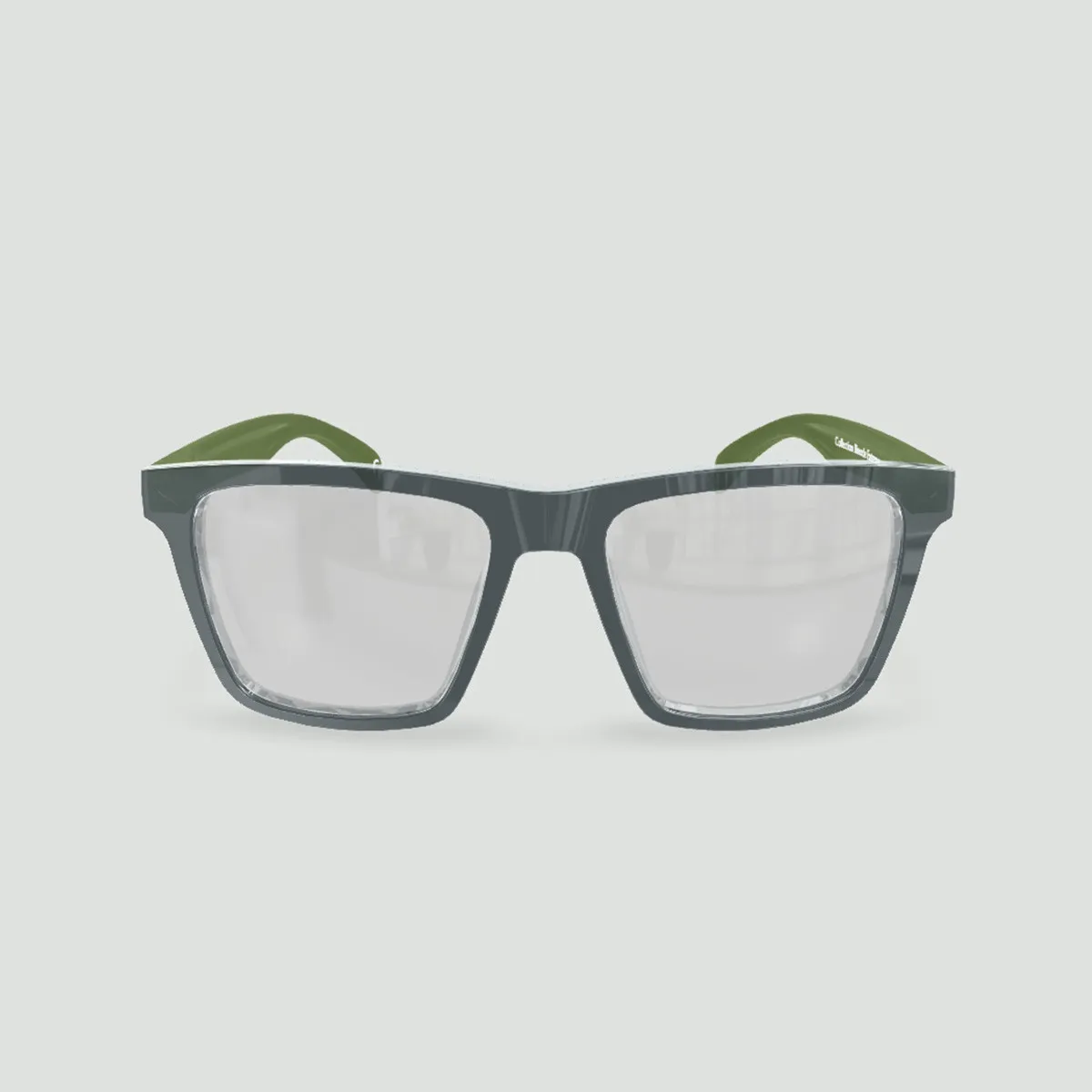 Lunettes anti-lumière bleue 30% – Miami gris – Kaki – Usage quotidien