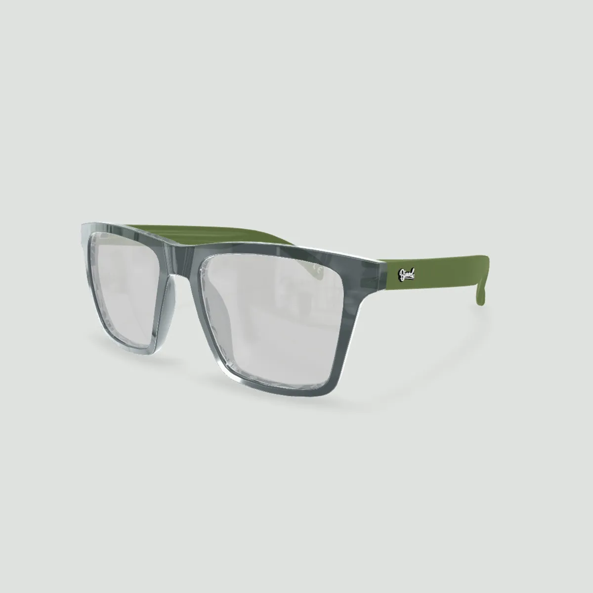 Lunettes anti-lumière bleue 30% – Miami gris – Kaki – Usage quotidien