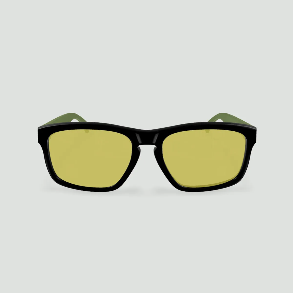 Lunettes anti-lumière bleue 60% – Daytona noir – Kaki – Confort renforcé