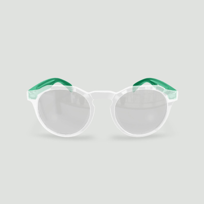 Lunettes anti-lumière bleue 30% – Columbia transparent – Vert sapin mat – Usage quotidien