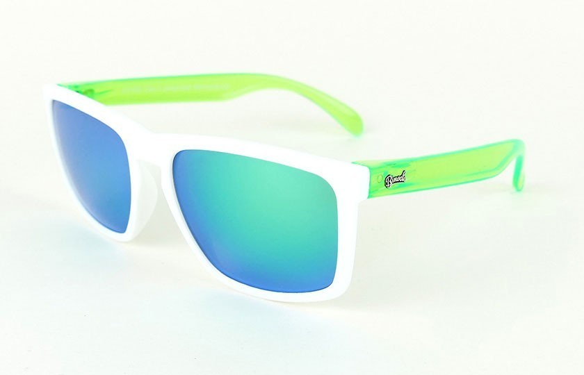 White - Green glasses  - Green