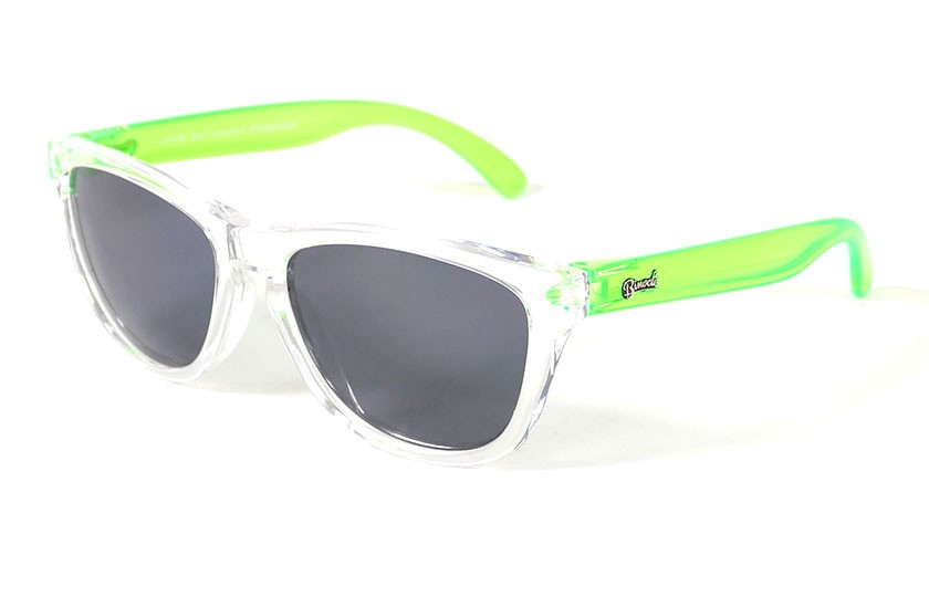 Transparent - Grey glasses - Green