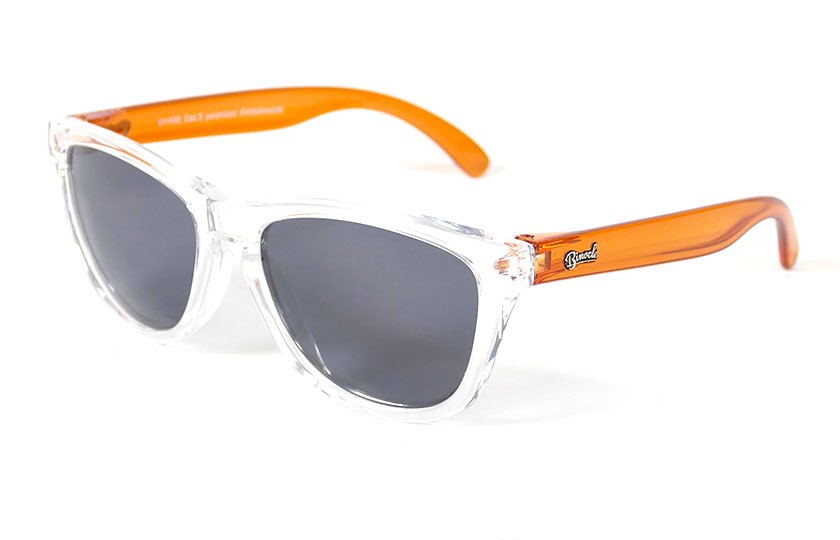 Transparent - Grey glasses - Orange