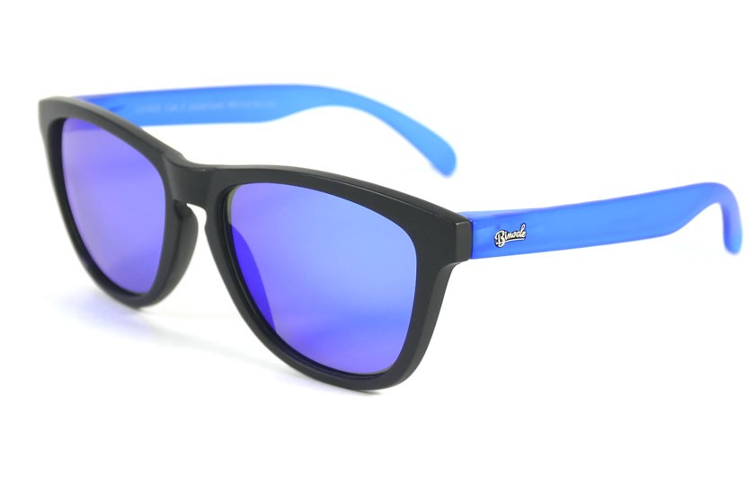 Black - Blue glasses - Blue