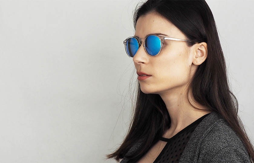 Lunettes de soleil rondes