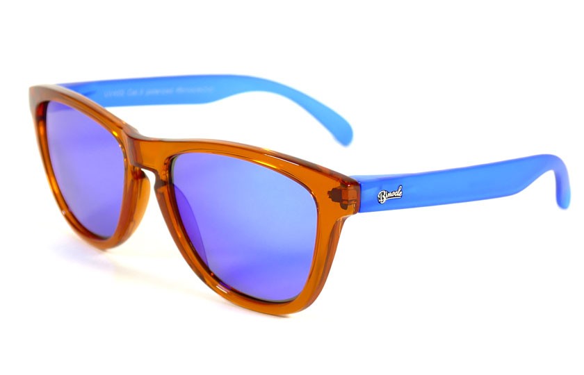 Orange - Blue glasses - Blue