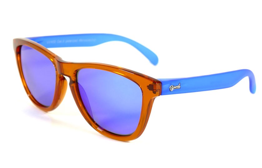 Lunettes polarisées sport, lunettes soleil miroir oranges livré 48h!