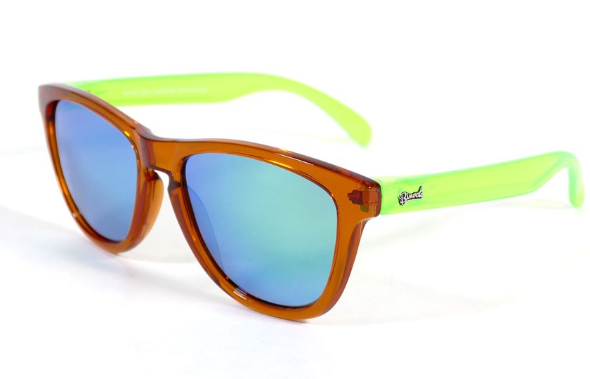 Orange - Green glasses - Green