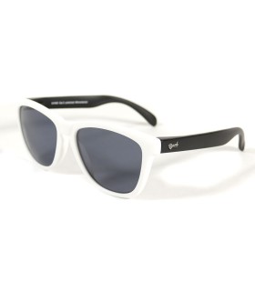 White - Grey glasses - Black