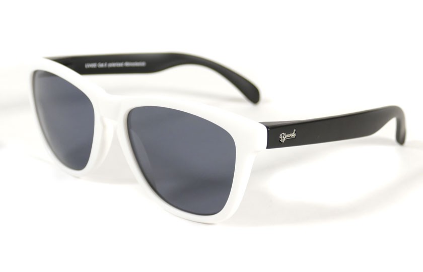 White - Grey glasses - Black