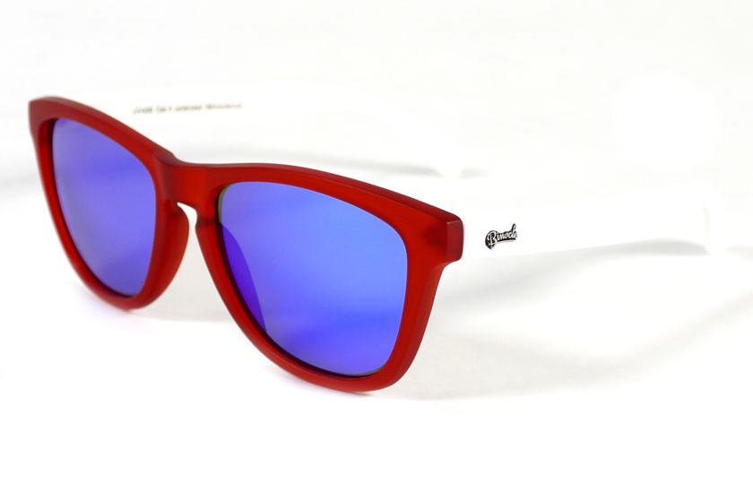 Red - Blue glasses - White