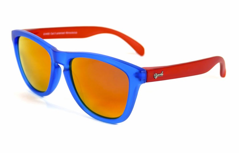 Blue - Red fire glasses - Red