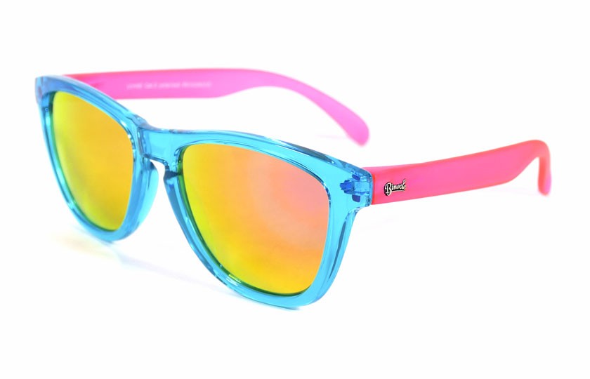 Light Blue - Pink glasses - Pink