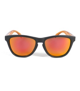 Black - Red fire glasses - Orange