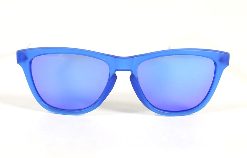Blue - Blue glasses - White