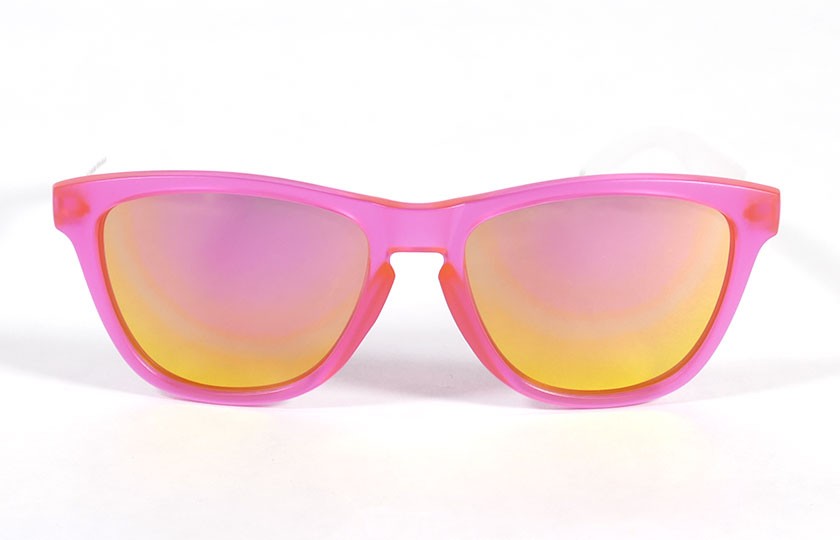 Pink - Pink glasses - White