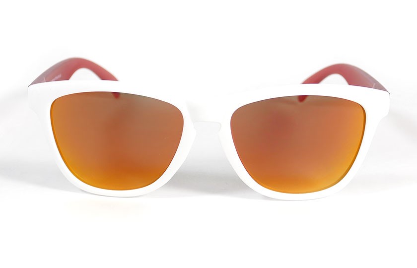 White - Red fire glasses - Red