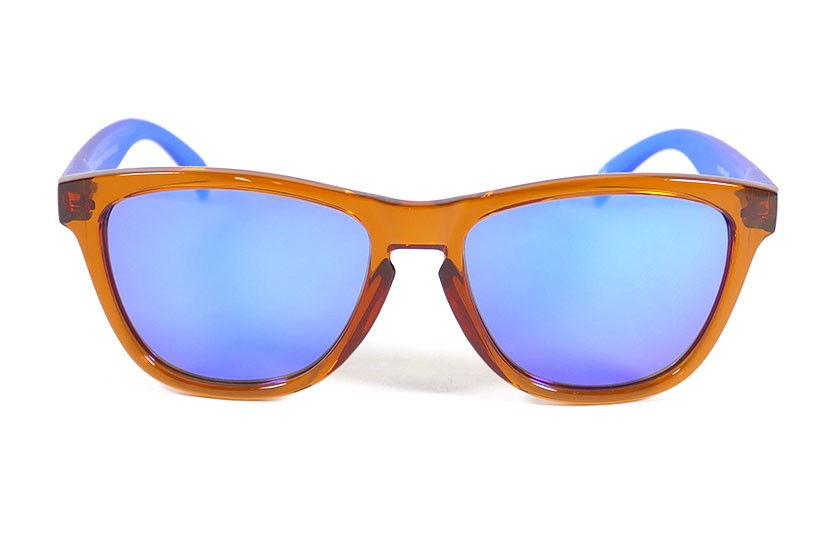 Orange - Blue glasses - Blue