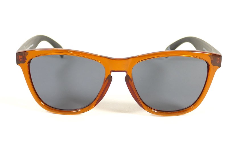 Orange - Grey glasses - Black
